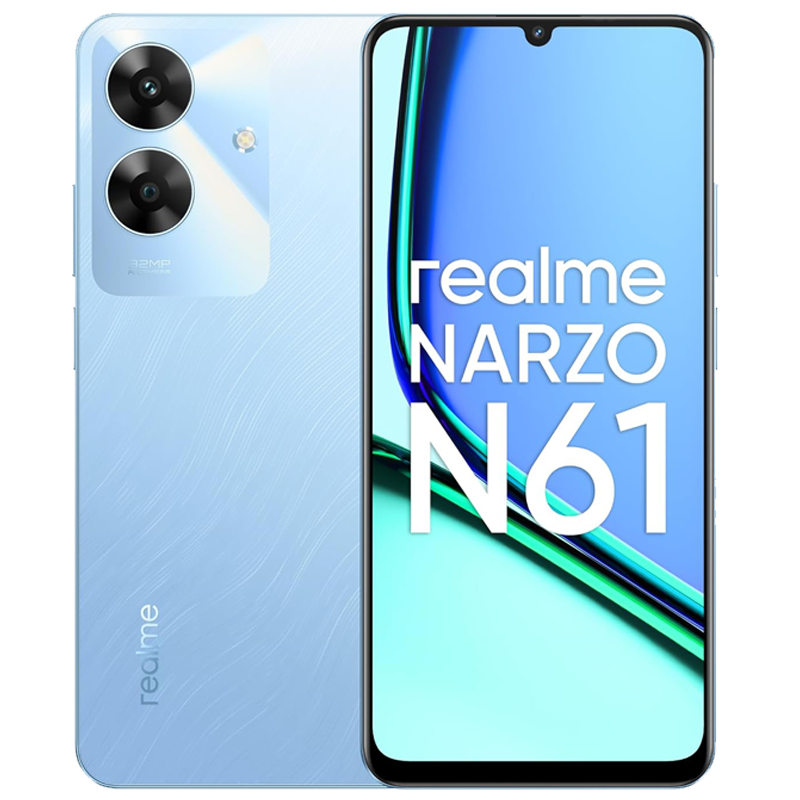 Realme NARZO N61 (Voyage Blue,4GB RAM+64GB Storage)