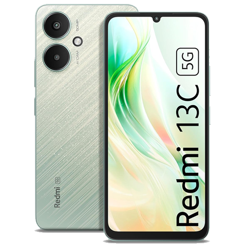 Redmi 13C 5G (Startrail Green, 4GB RAM, 128GB Storage)